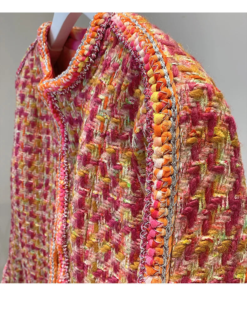 042 - Tweedjacke Damen – Kurz & Luxury Design