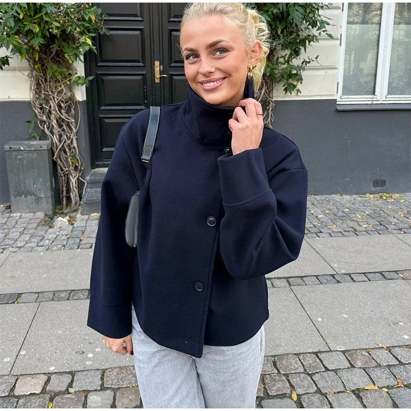 063 - Wollblazer Damen – Kurz & Zweireihig