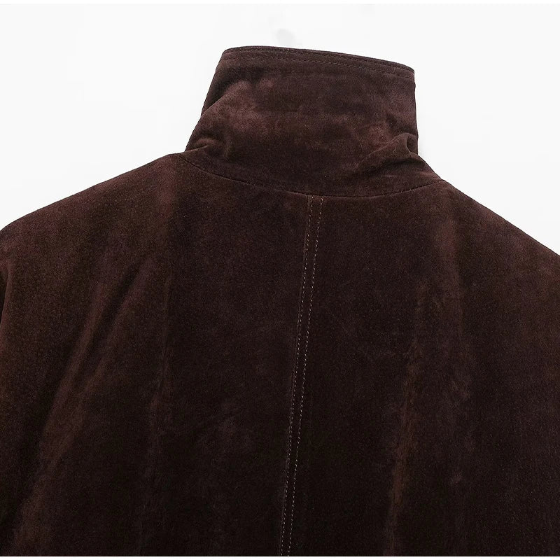 066 - Wildlederjacke Damen – Modern & Locker