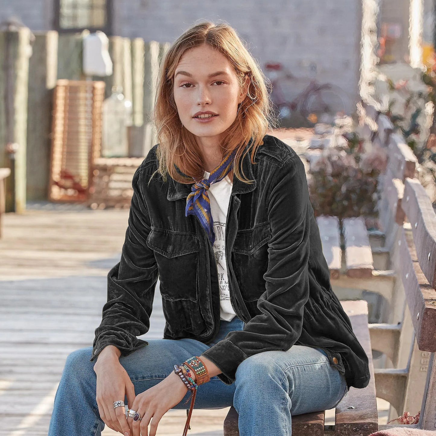 071 - Offener Reversmantel Damen – Modern & Elegant