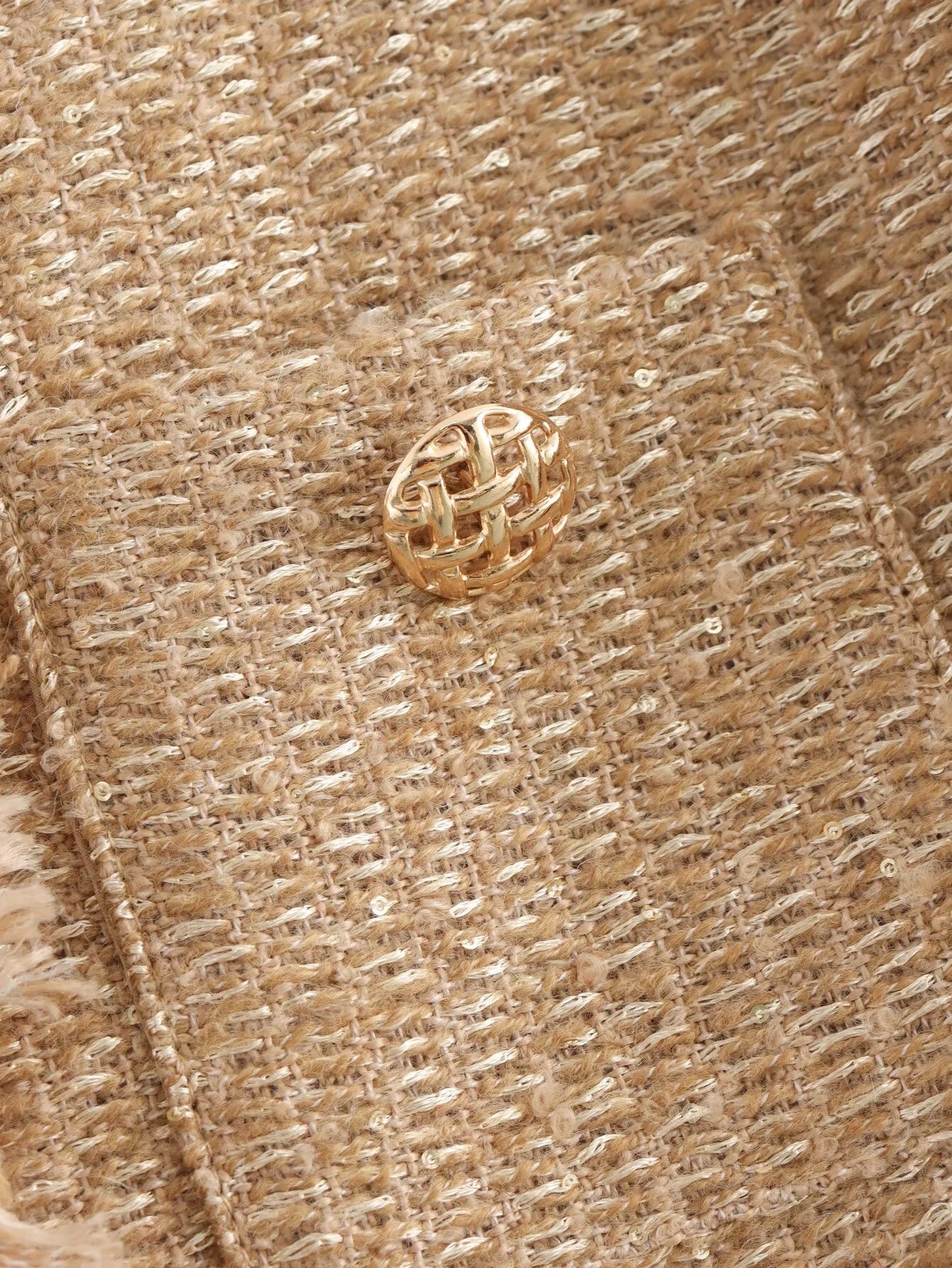 087 - Tweed Jacke Damen Elegant