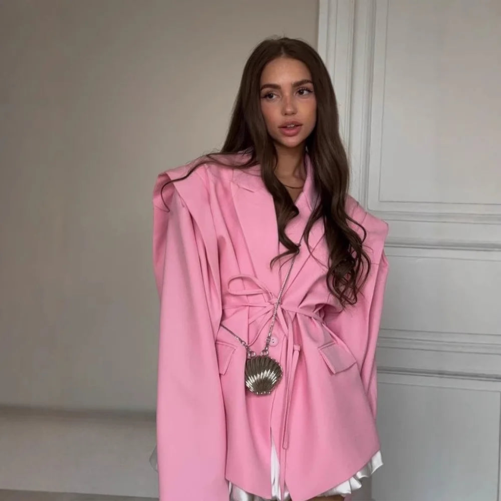 069 - Patchwork Blazer Damen – Elegant & Modern