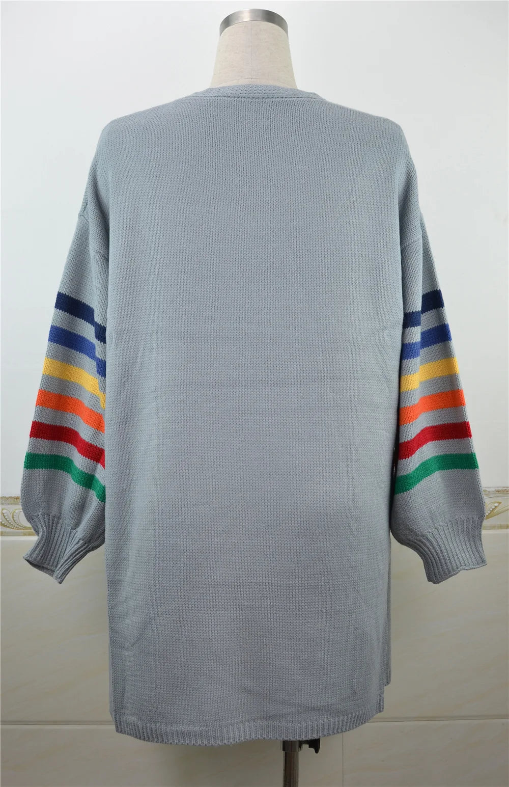 118 - Strick Cardigan Damen Mittellang Elegant