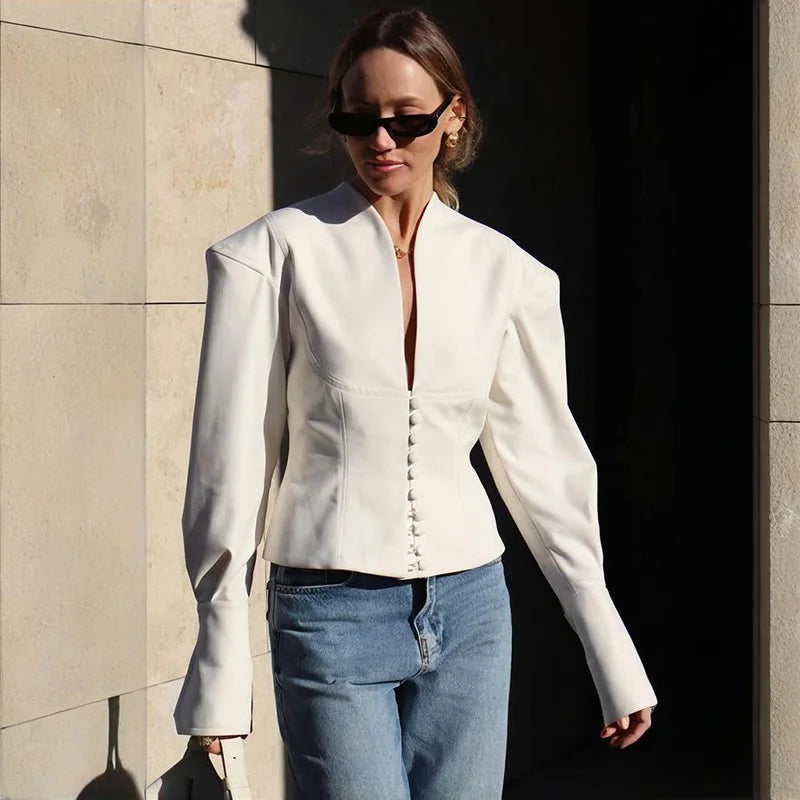 053 - Kurzblazer Damen – Elegant & Modern