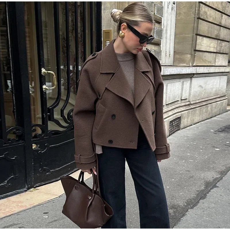 063 - Wollblazer Damen – Kurz & Zweireihig