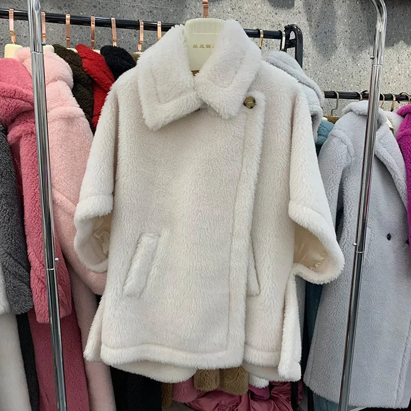 047 - Teddy Coat Damen – Echtfell & Warm